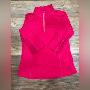 Tangerine Women’s 1/4 Zip Pullover Active Workout Top XL